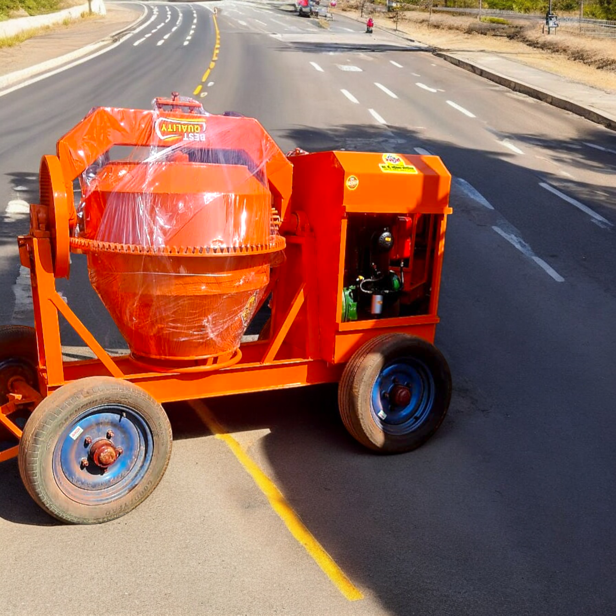 vardhman concrete mixer machine 6hp kirloskar